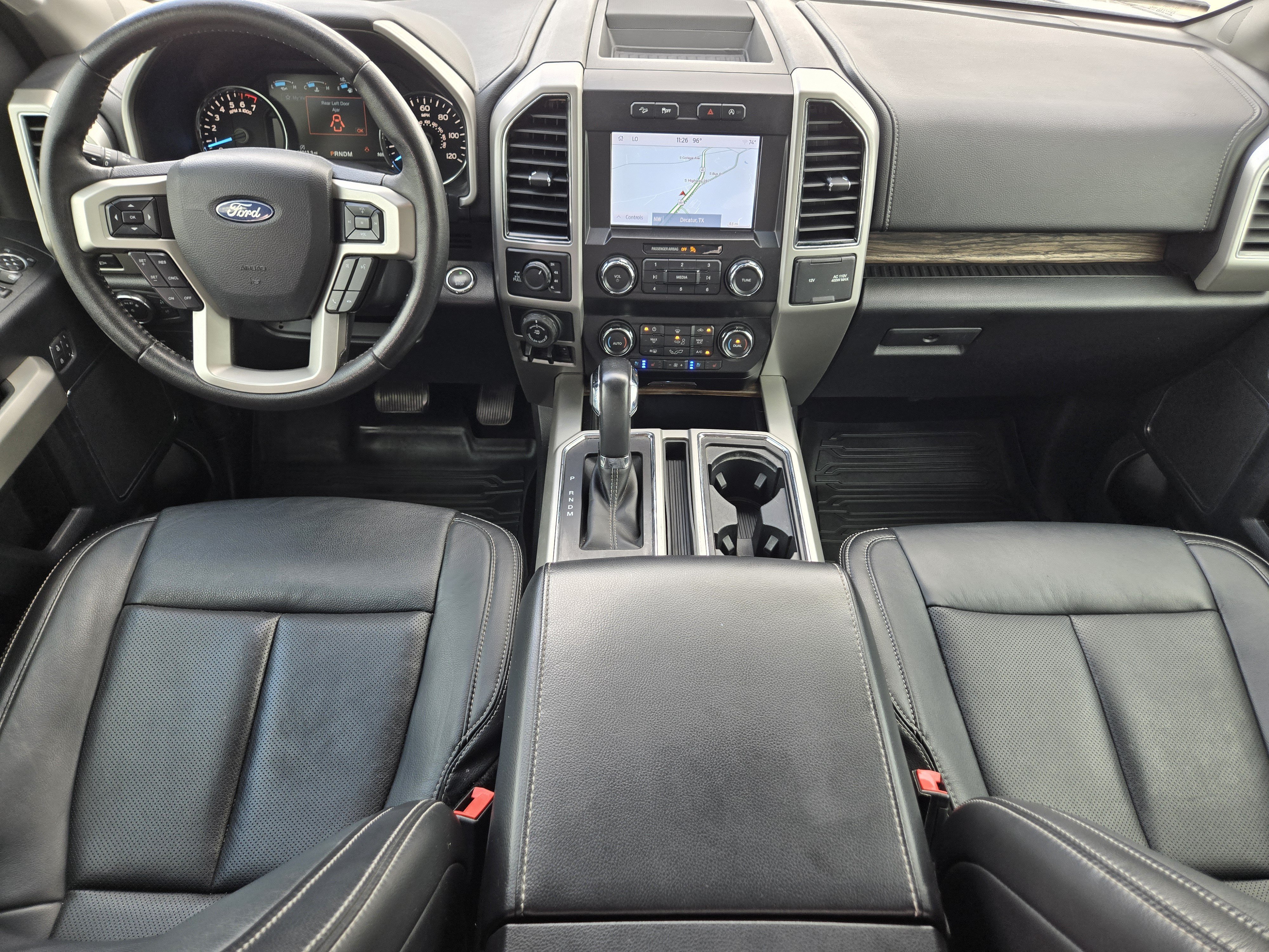 Used 2019 Magma Red Metallic Ford LARIAT image 2