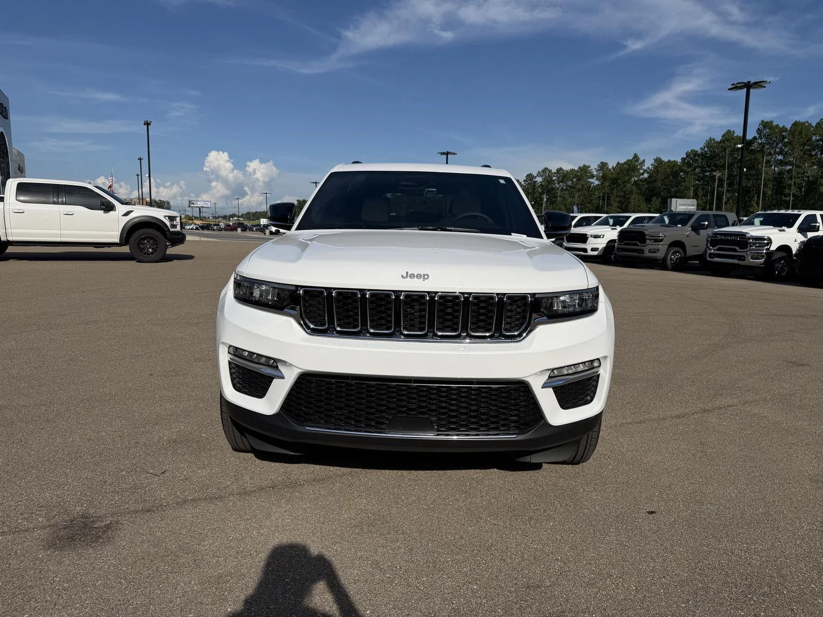 Used 2025 Bright White Clearcoat Jeep Limited image 2