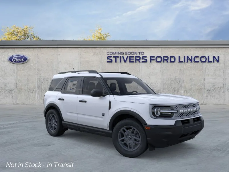2026 Ford Bronco Sport Big Bend 5 Door SUV, SUV & Crossovers in Space White Metallic — front three-quarter view
