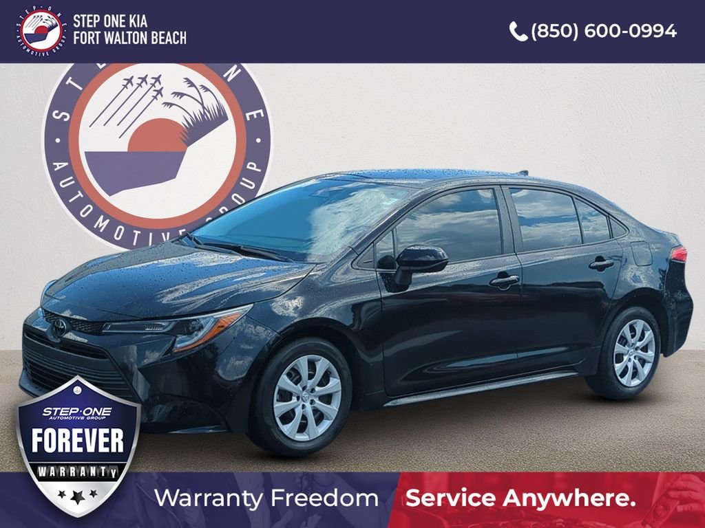 Used 2024 Black Toyota LE image 1