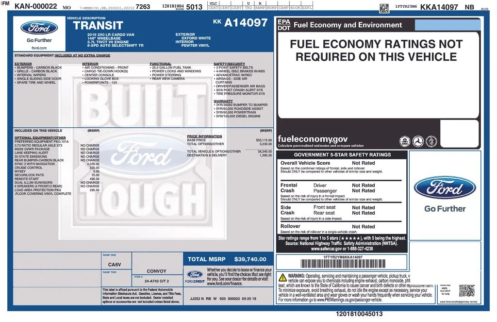 Used 2019 Oxford White Ford Base image 4