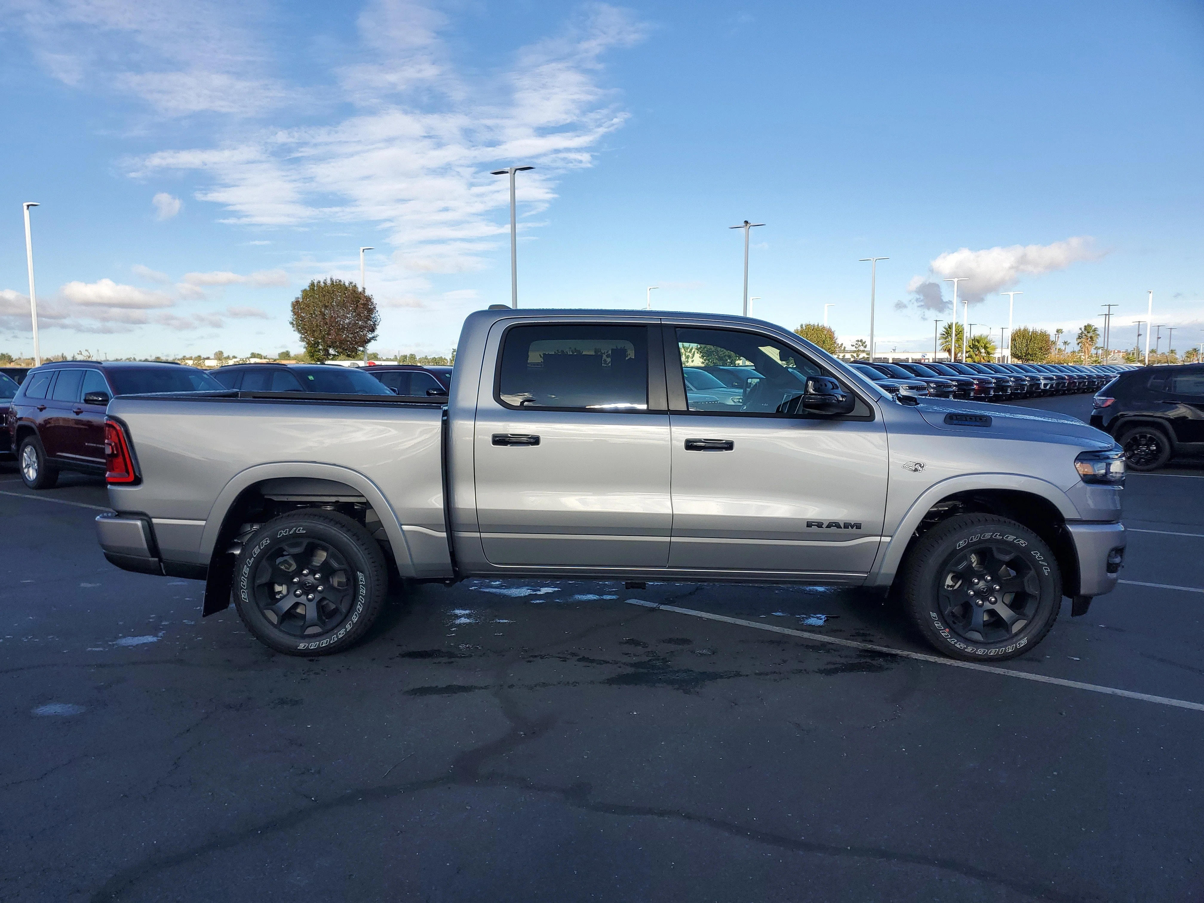 New 2026 Billet Silver Metallic Clear-Coat Exterior Paint RAM Big Horn/Lone Star image 2