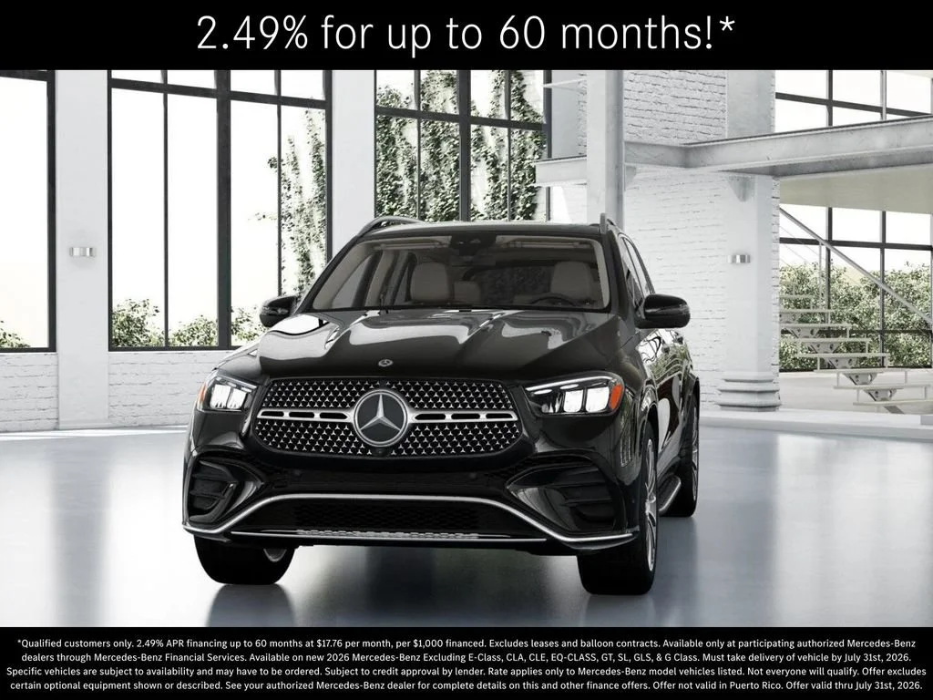 New 2026 Obsidian Black Metallic Mercedes-Benz GLE 450 image 42