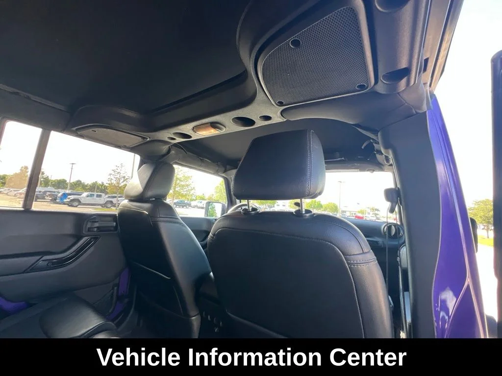 Certified Used 2016 Purple Jeep Unlimited Sahara image 23
