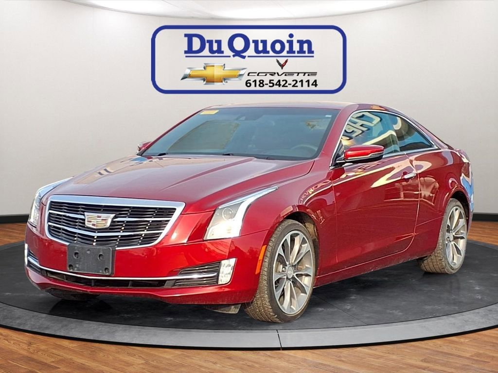Used 2015 Cadillac ATS Coupe Performance Collection with VIN 1G6AK1R38F0123736 for sale in Du Quoin, IL