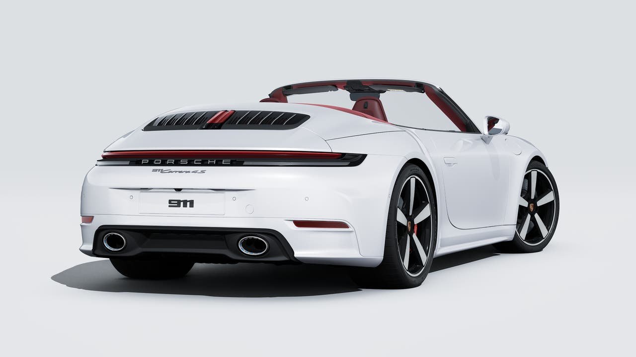 New 2026 Ice Grey Metallic Porsche Carrera 4S Cabriolet image 9