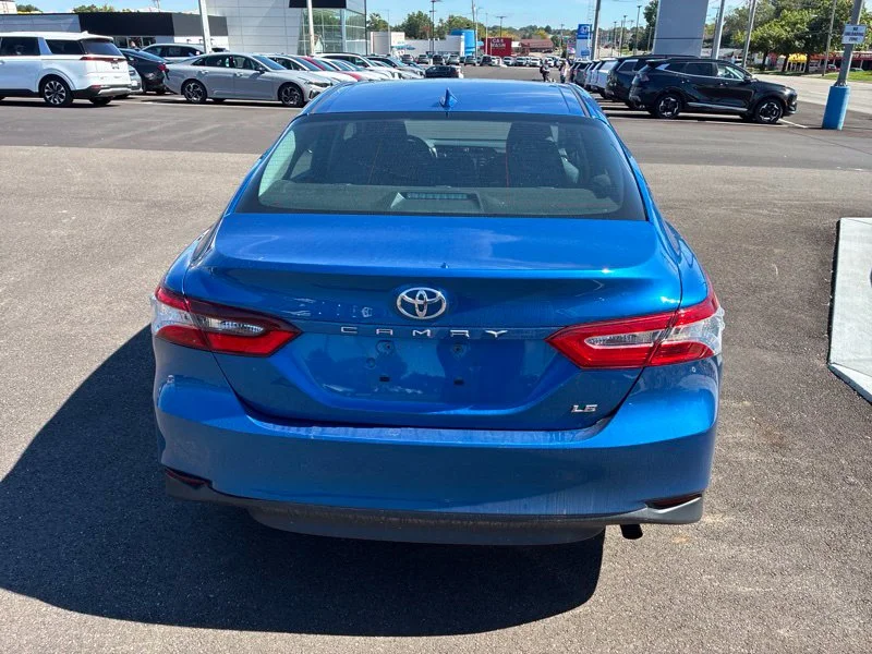 Used 2019 Blue Toyota LE image 4