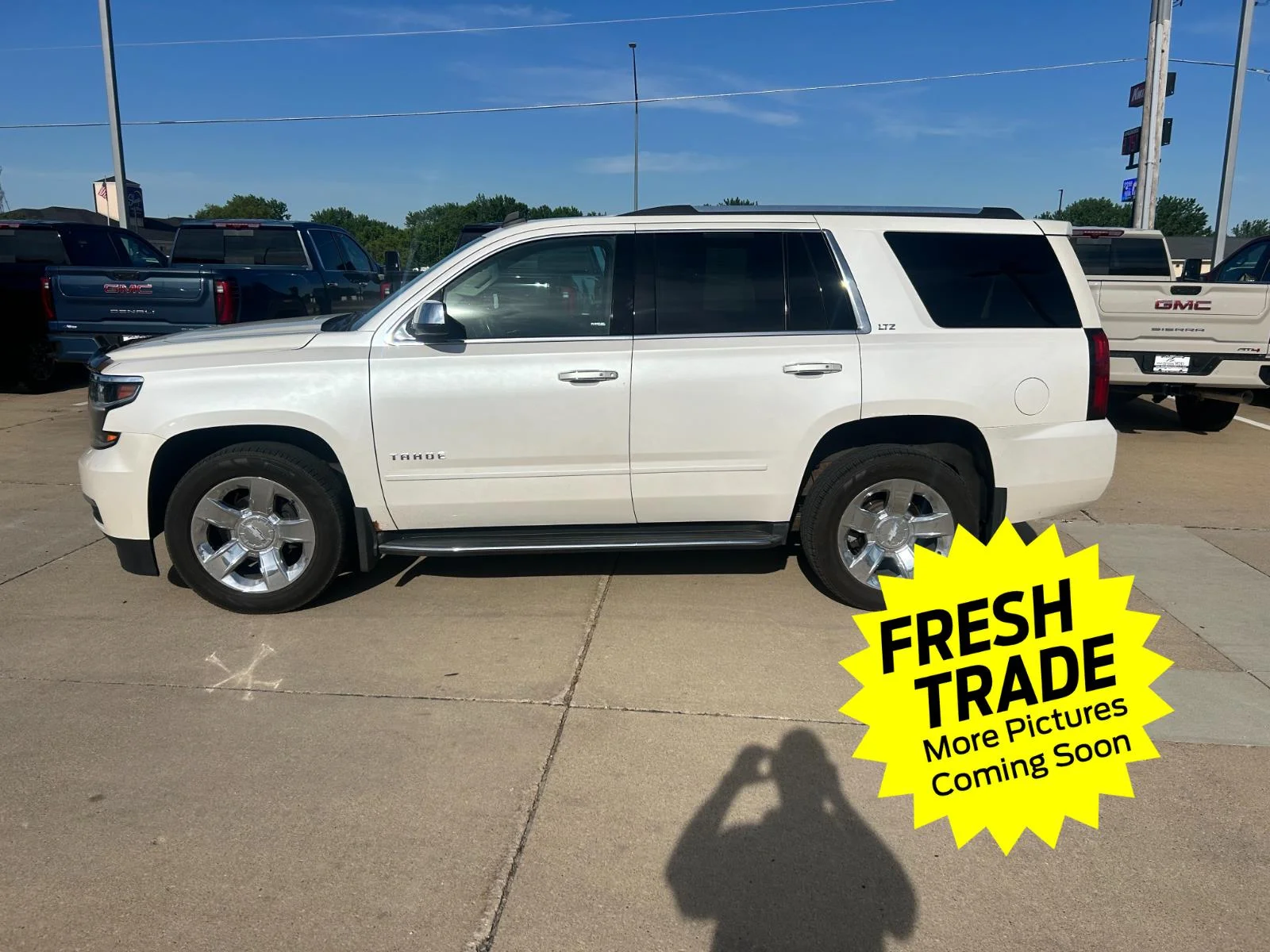Used 2015 White Diamond Tricoat Chevrolet LTZ image 6
