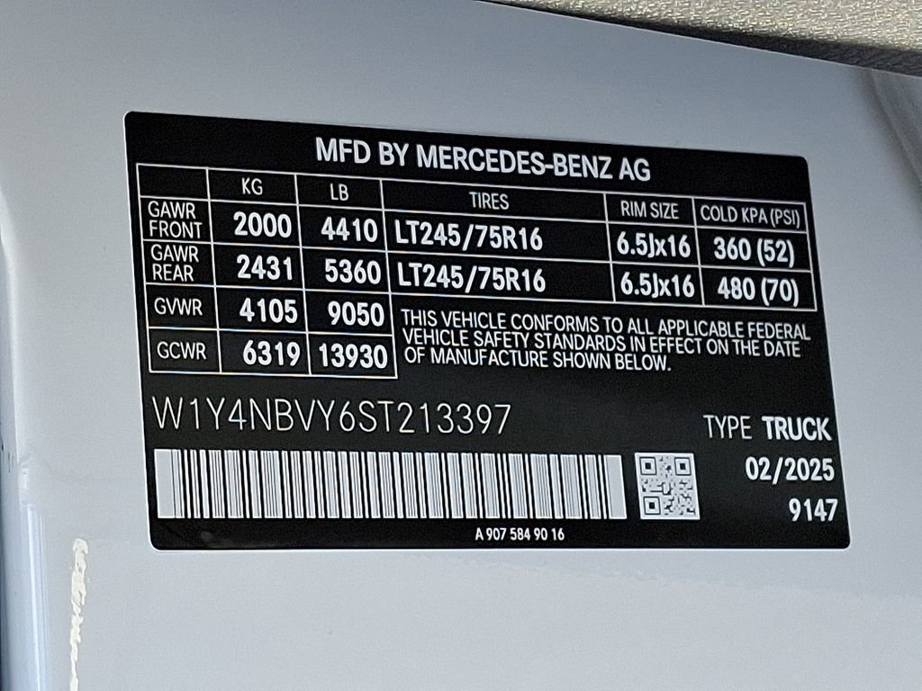 2025 Mercedes-Benz Sprinter Cargo Van Base - Photo 44