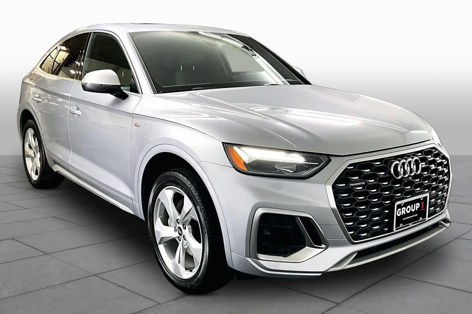 Used 2023 Glacier White Metallic Audi S line Premium Plus image 3