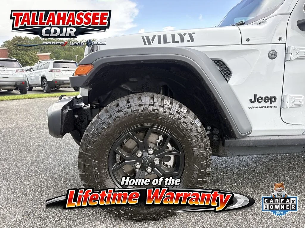 Used 2026 Bright White Clearcoat Jeep Willys image 11