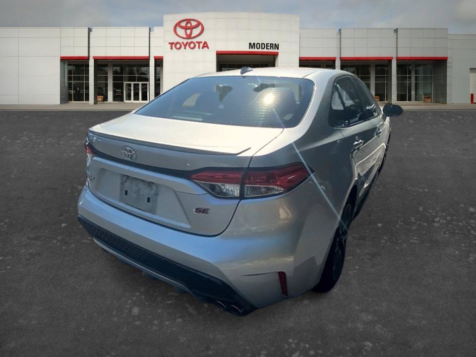 Used 2022 Classic Silver Metallic Toyota SE image 24