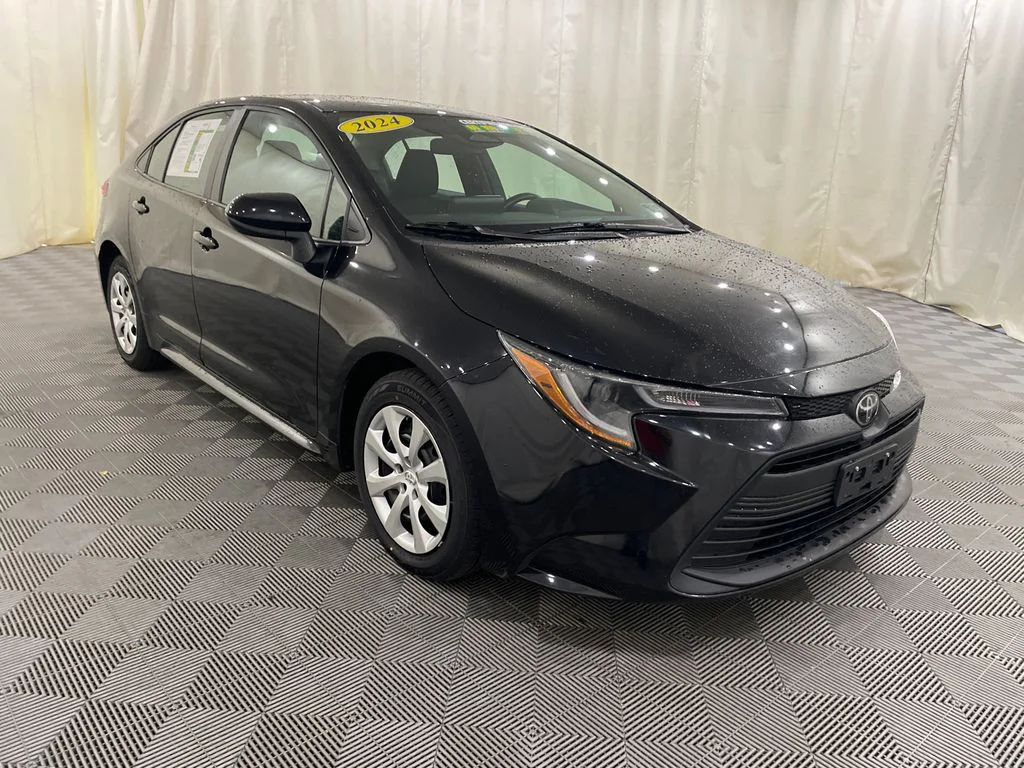 Certified Used 2024 Midnight Black Metallic Toyota LE image 4