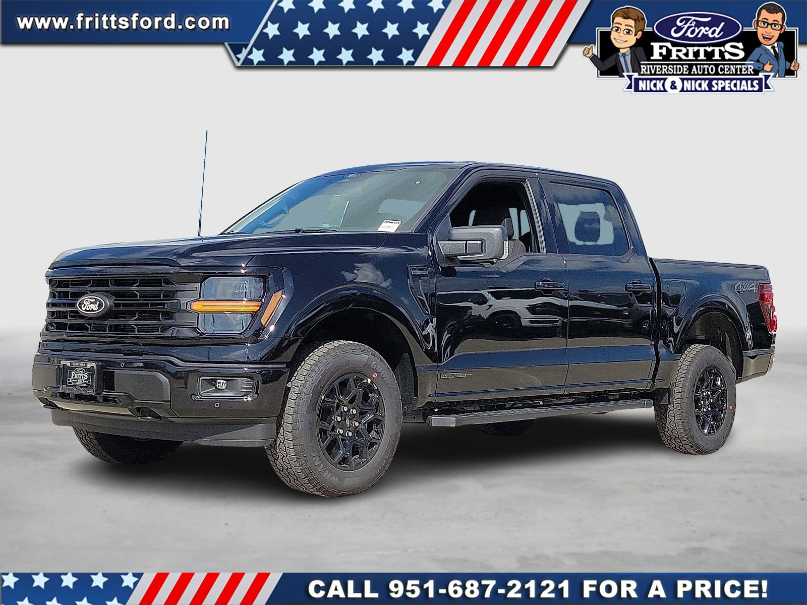 New 2026 Agate Black Metallic Ford XLT image 1