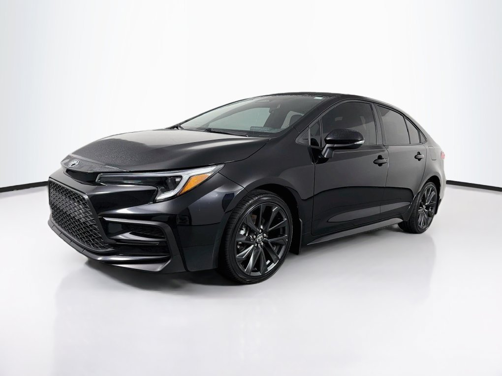 Used 2025 Black Toyota SE image 3