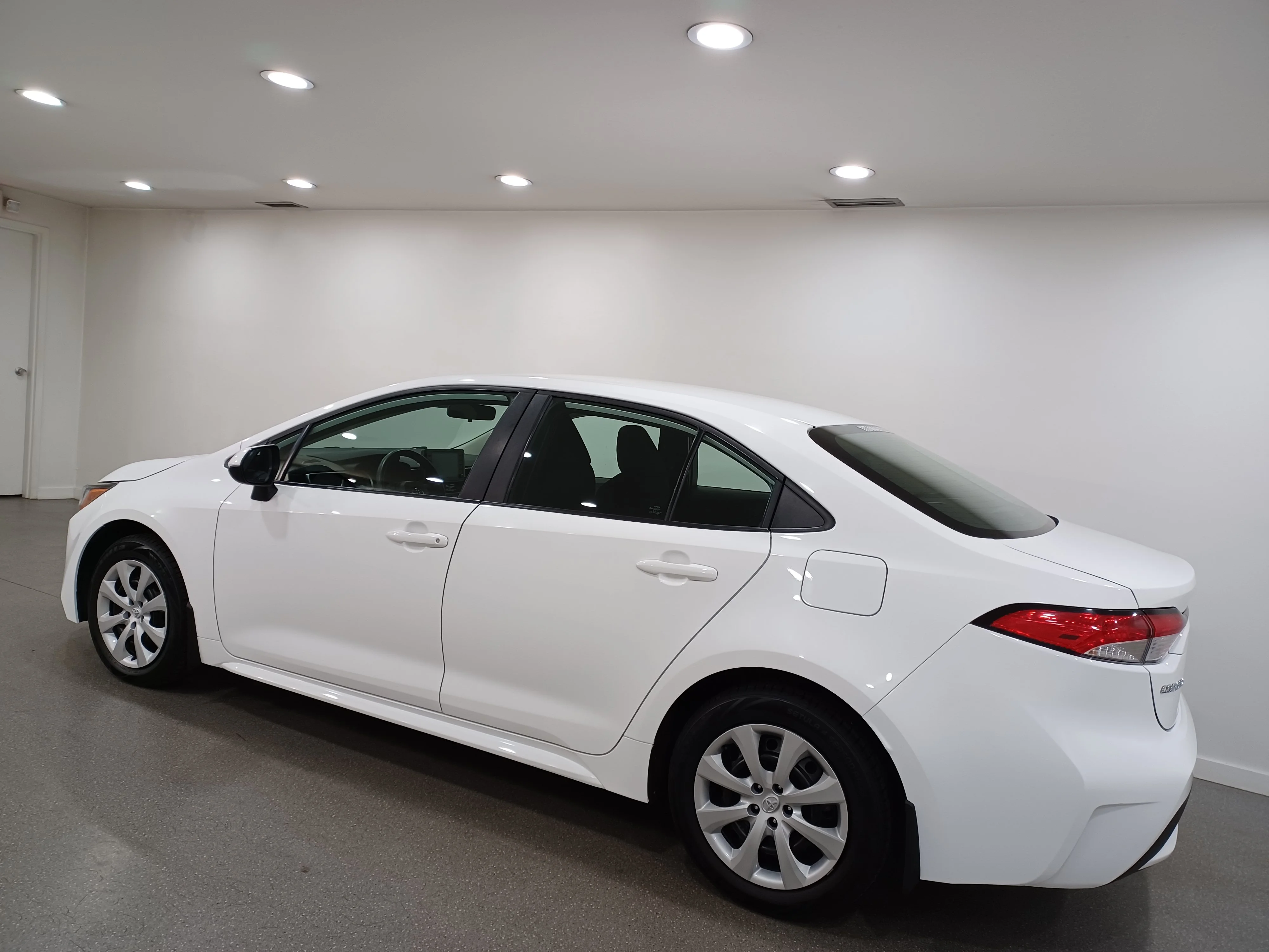 Certified Used 2022 White Toyota LE*Great on Fuel | Adaptive Cruise | Htd Seats | Park Assist | Lane Keep Assist | Blind Spot Detect image 7