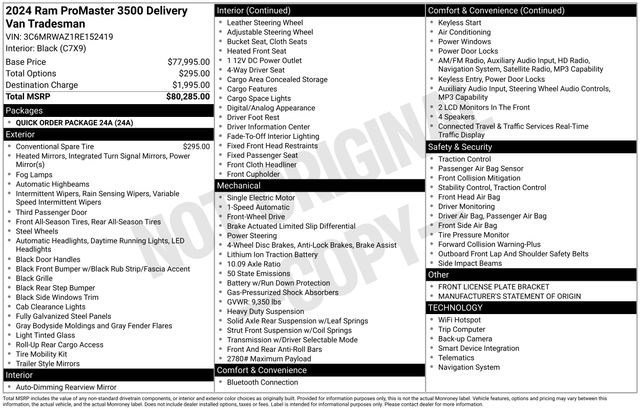 Used 2024 Blue Ram Super High Roof image 9
