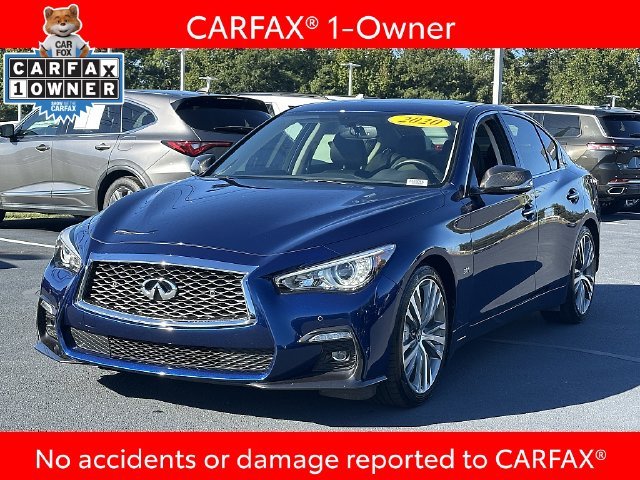 Used 2020 Silver INFINITI Sport image 3