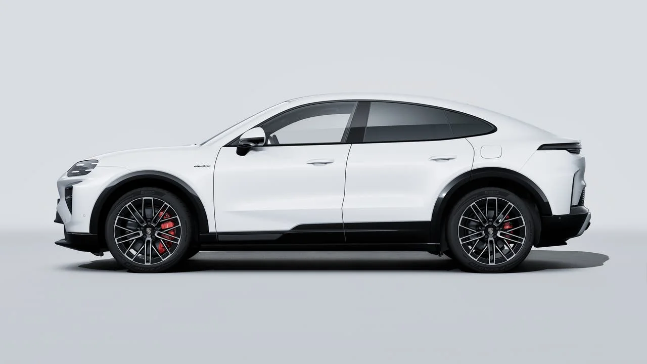 New 2026 Carrara White Metallic Porsche Turbo Coupe Electric image 2