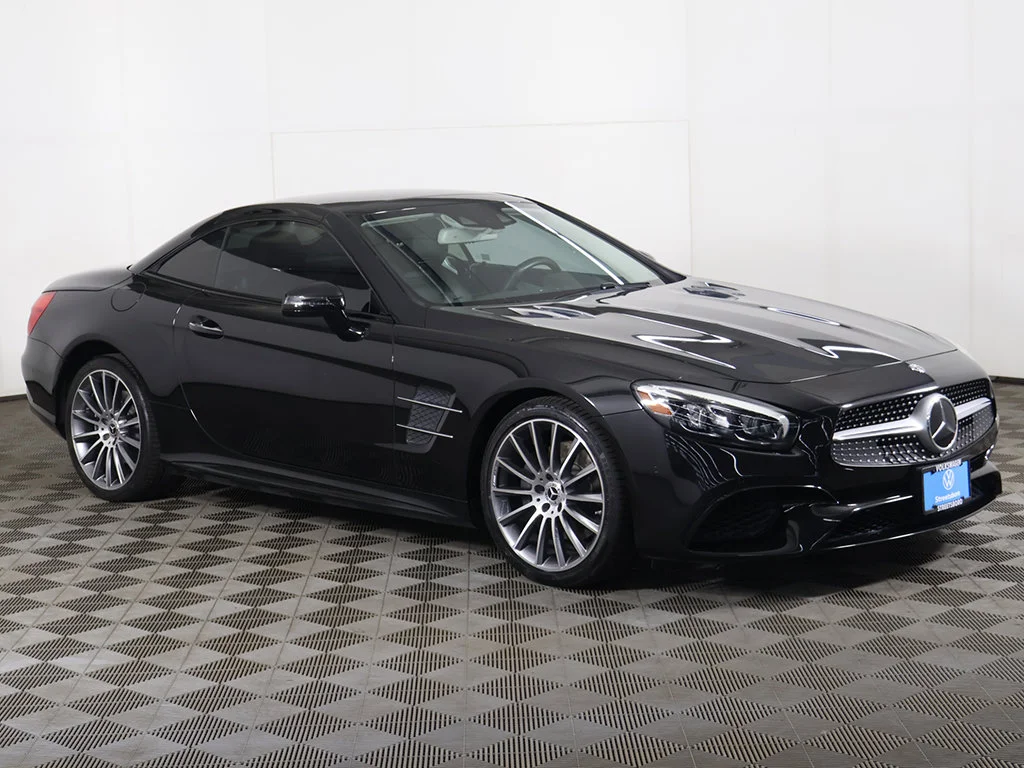 Used 2018 Black Mercedes-Benz SL 450 image 53