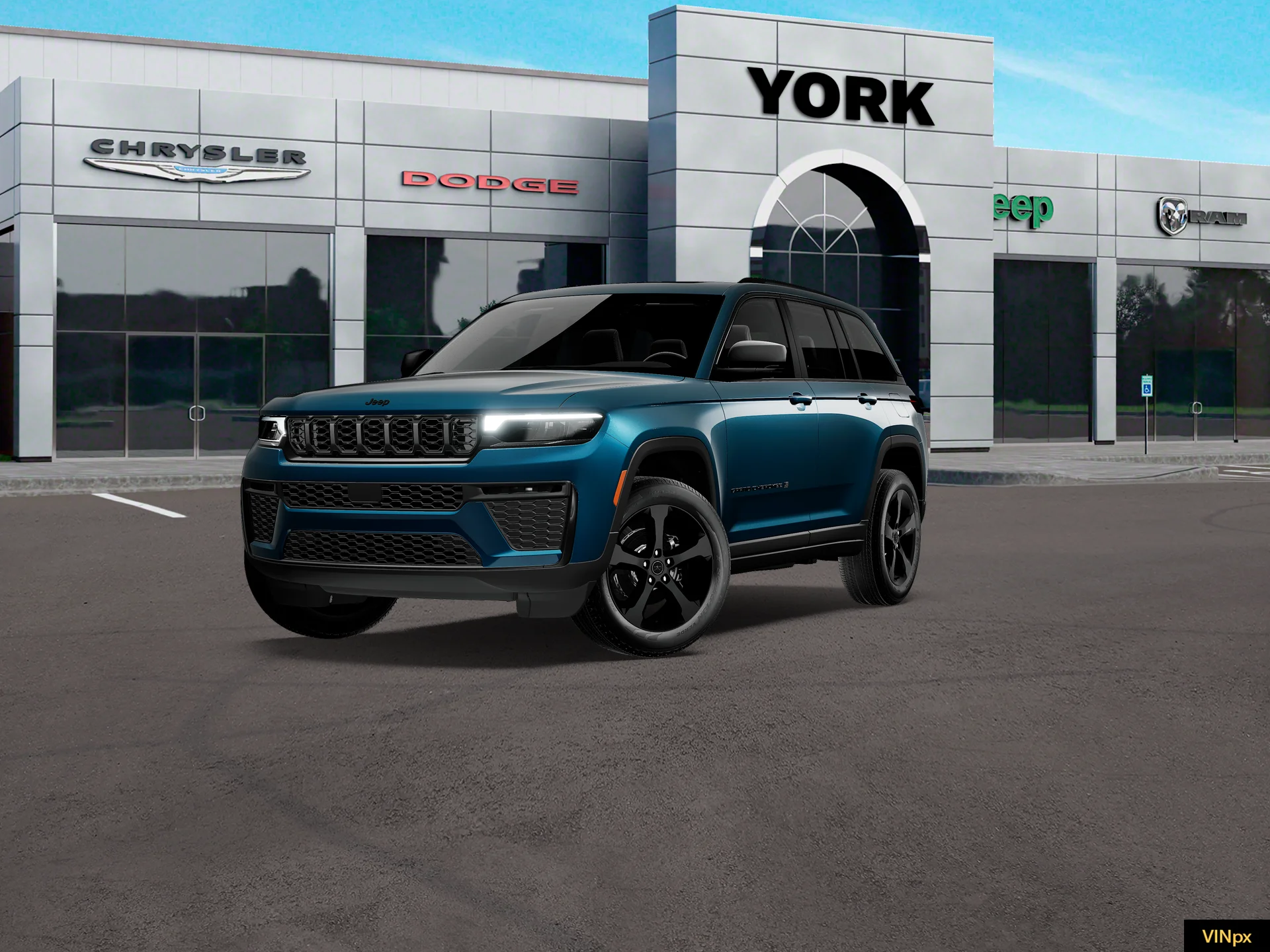 New 2027 Fathom Blue Pearl-Coat Paint Jeep Limited image 1