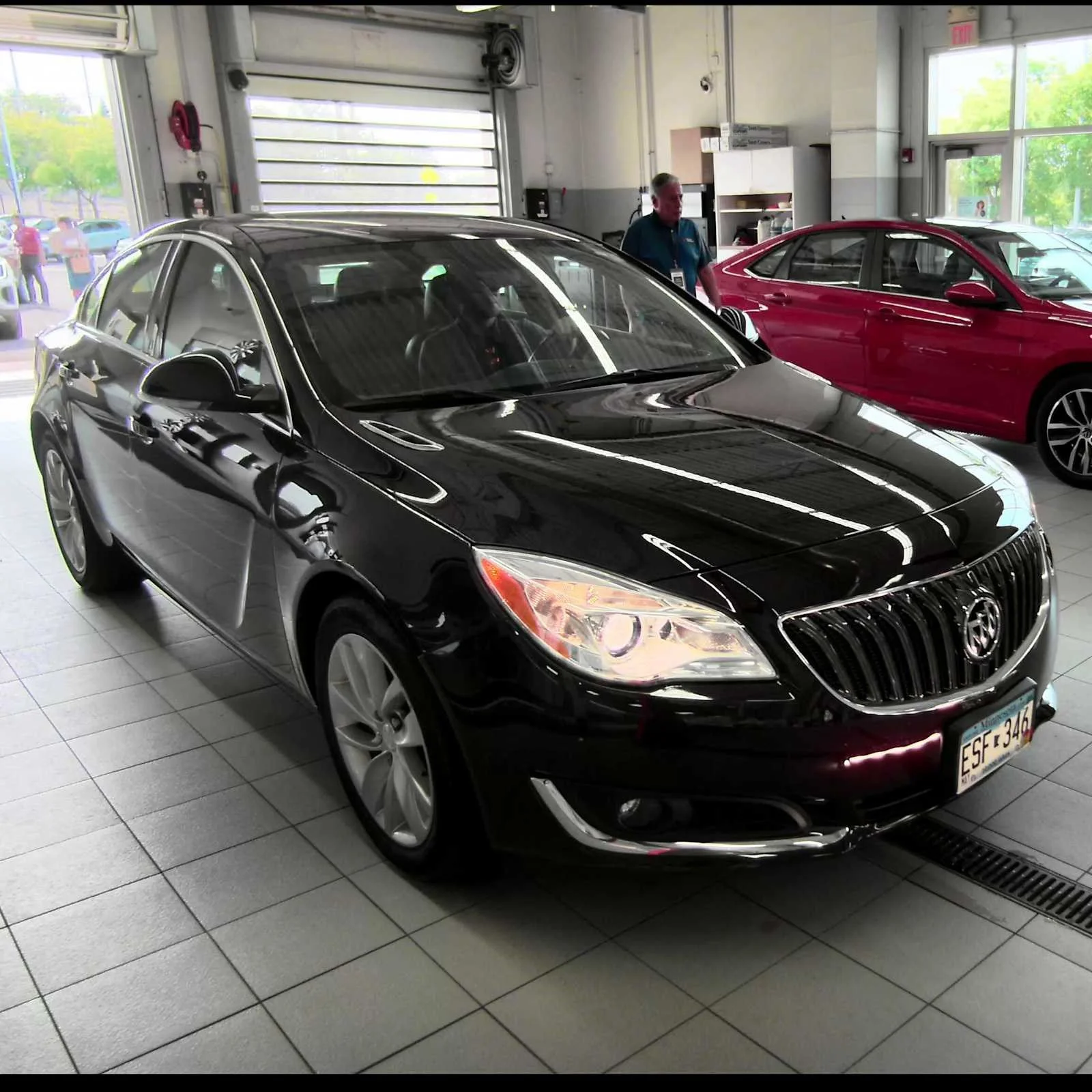 Used 2017 Black Cherry Metallic Buick  image 2