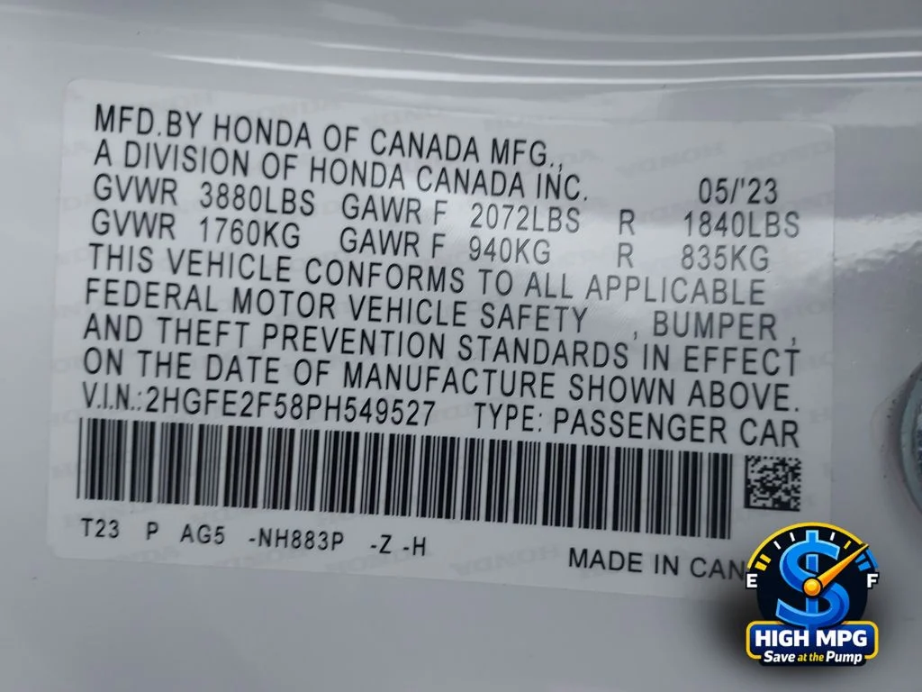 Certified Used 2023 White Honda Sport image 33