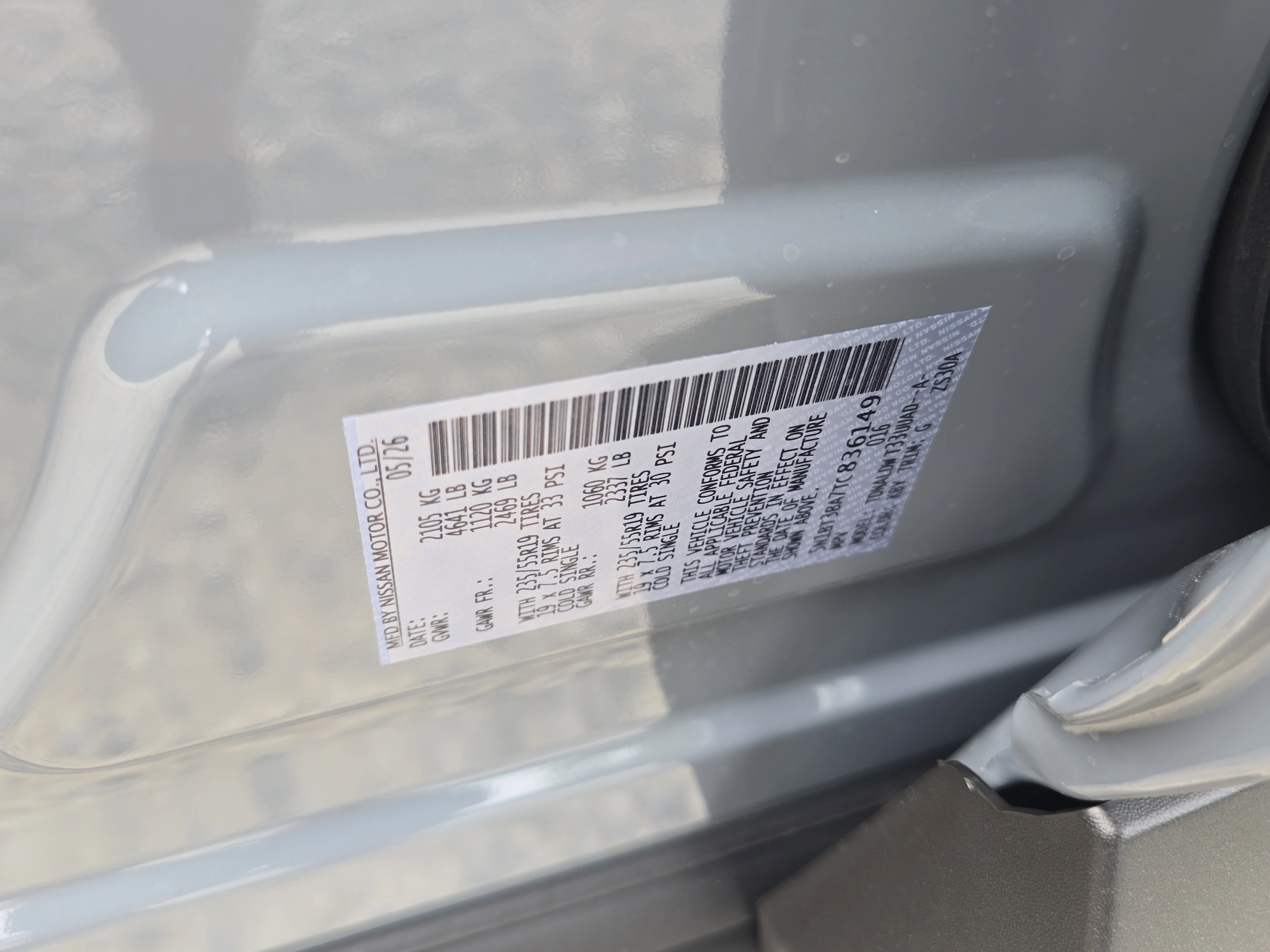 New 2026 Boulder Gray Pearl Nissan Dark Armor™ image 34