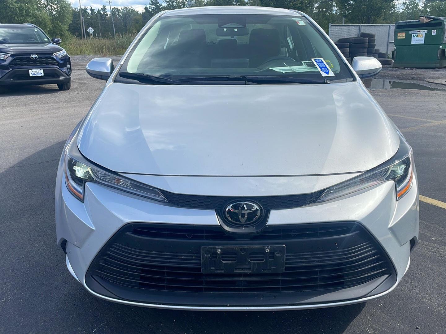Used 2024 Classic Silver Metallic Toyota LE image 8