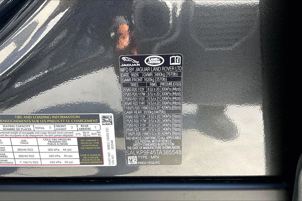 New 2026 Gray Land Rover SE image 8