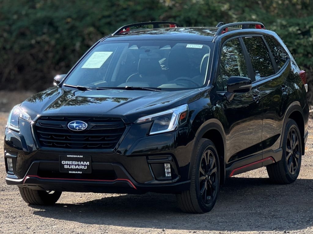 Used 2023 Crystal Black Silica Subaru Sport image 2