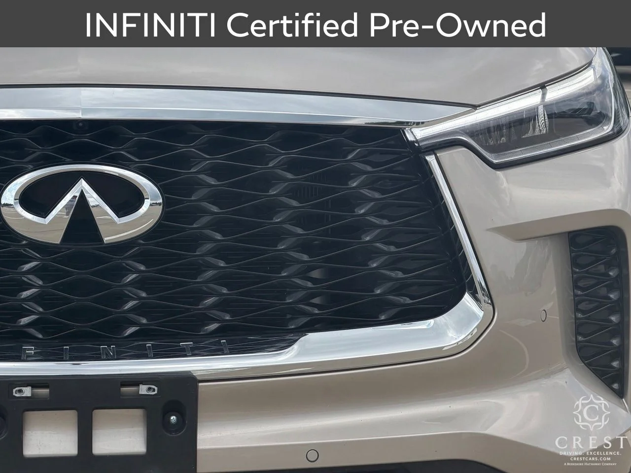 Certified Used 2024 Warm Titanium INFINITI LUXE image 4