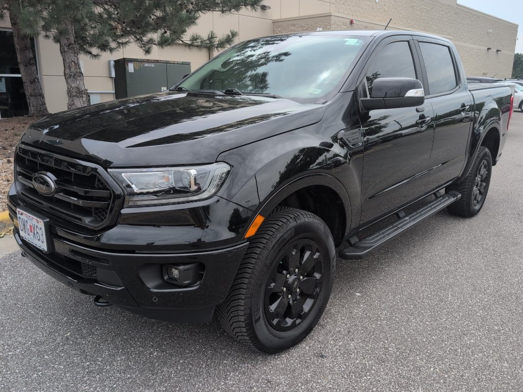 Used 2021 Shadow Black Ford LARIAT image 1
