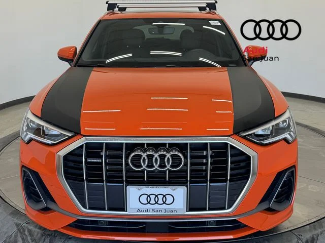 Certified Used 2025 Orange Audi Premium Plus image 2