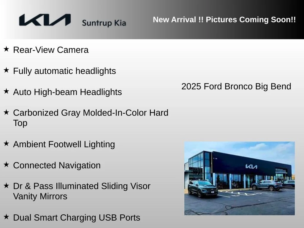 Used 2025 White Ford Big Bend image 4