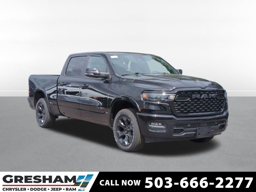 New 2026 Diamond Black Crystal Pearl-Coat Exterior Paint RAM Big Horn/Lone Star image 1