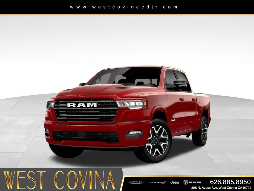 New 2026 Molten Red Pearl-Coat Exterior Paint RAM Laramie image 1