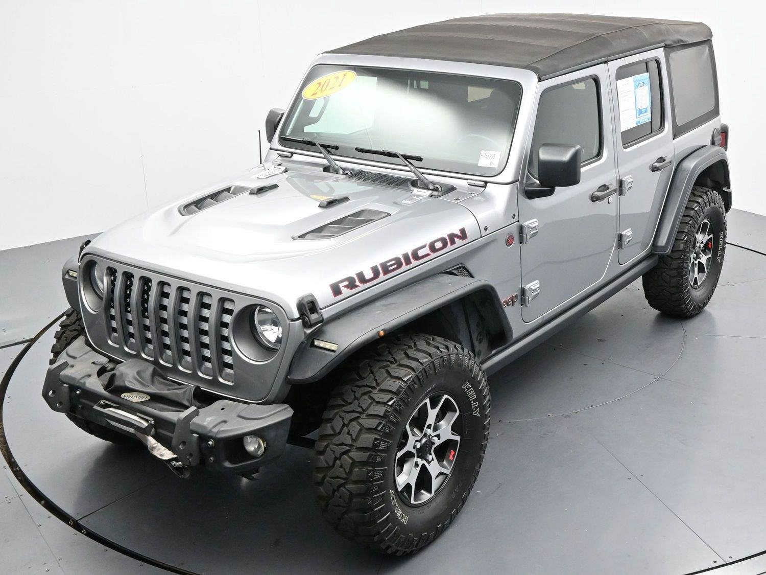 Used 2021 Billet Silver Metallic Clearcoat Jeep Unlimited Rubicon image 33