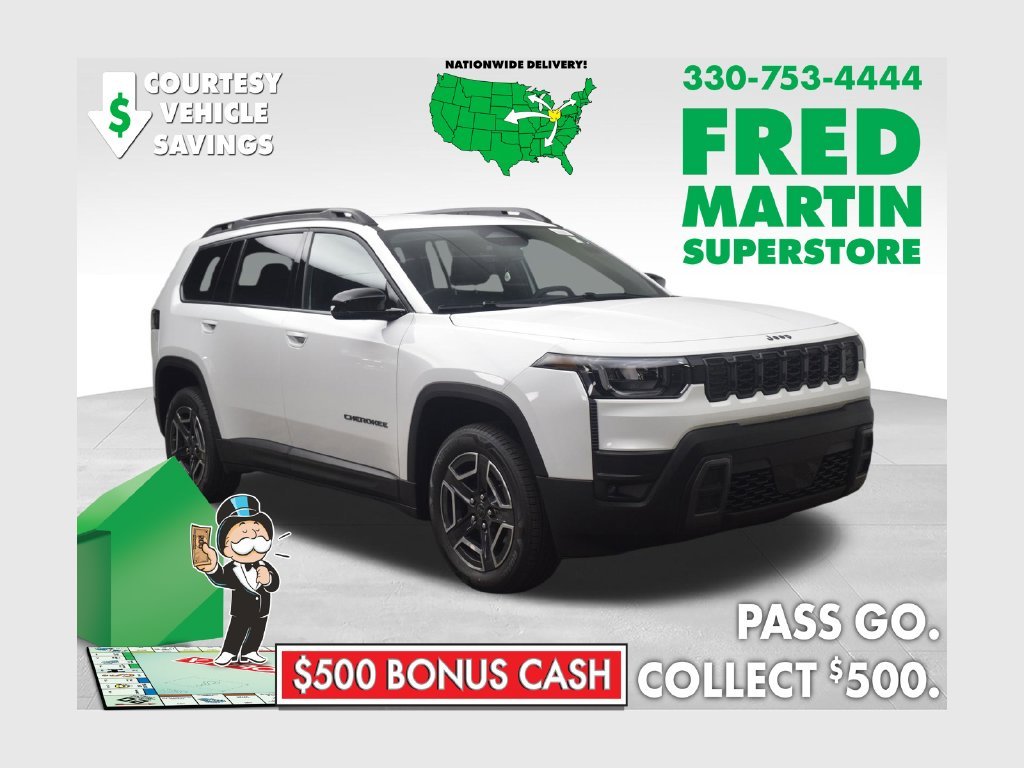 New 2026 Bright White Clear-Coat Exterior Paint Jeep Limited image 1
