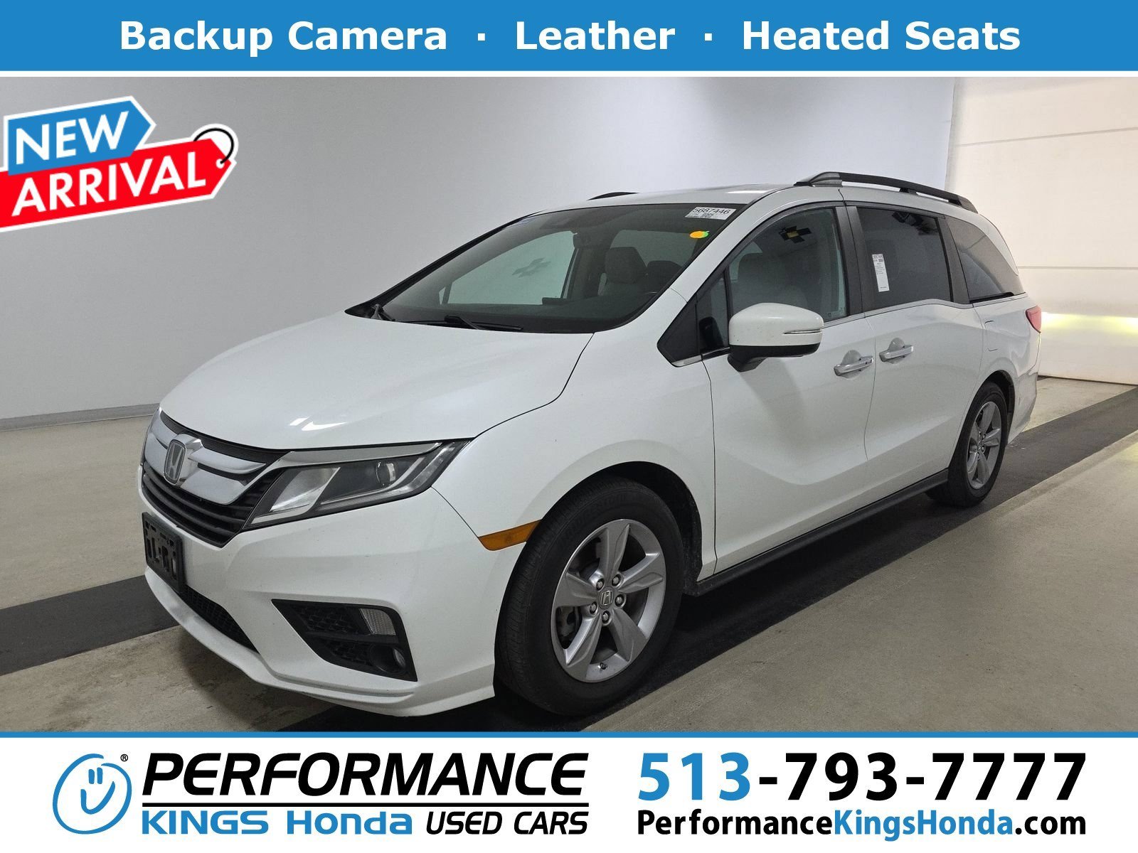 Used 2020 Platinum White Pearl Honda EX-L image 1