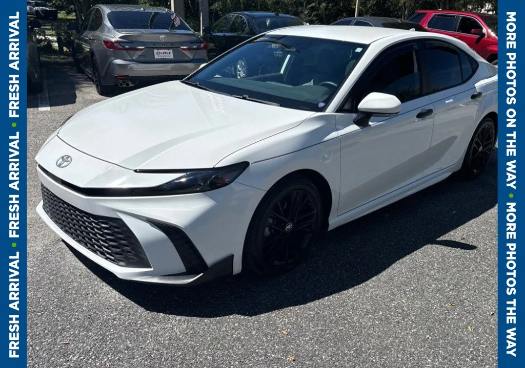 Used 2025 White Toyota SE image 2