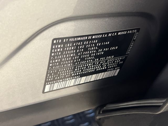 Certified Used 2025 Silver Volkswagen 2.0T SE image 29