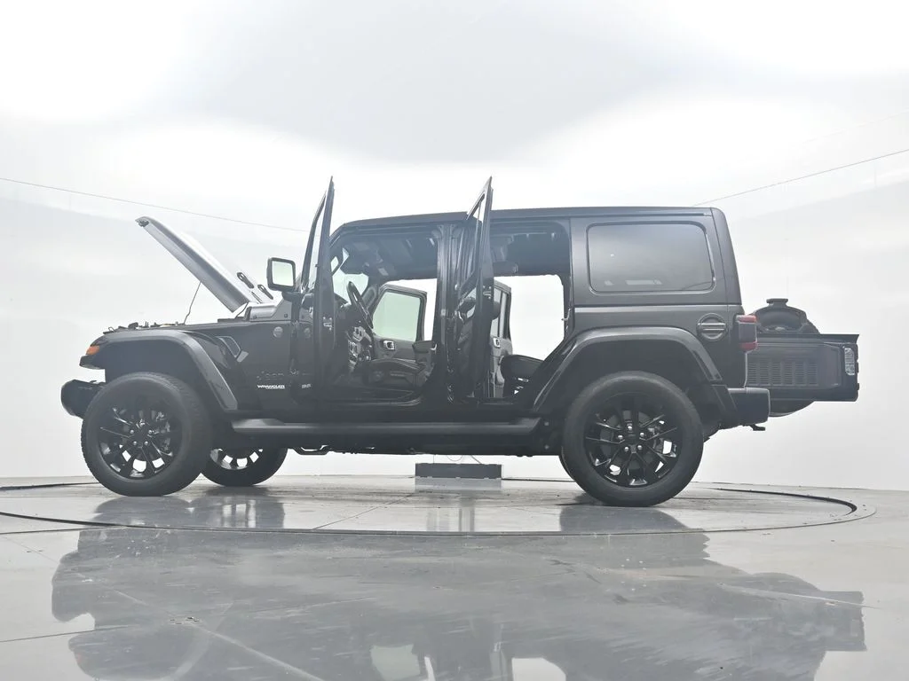 Used 2021 Black Jeep Unlimited Sahara High Altitude image 44