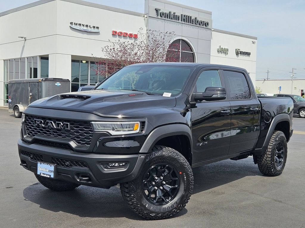 New 2026 Diamond Black Crystal Pearl-Coat Exterior Paint RAM RHO image 2