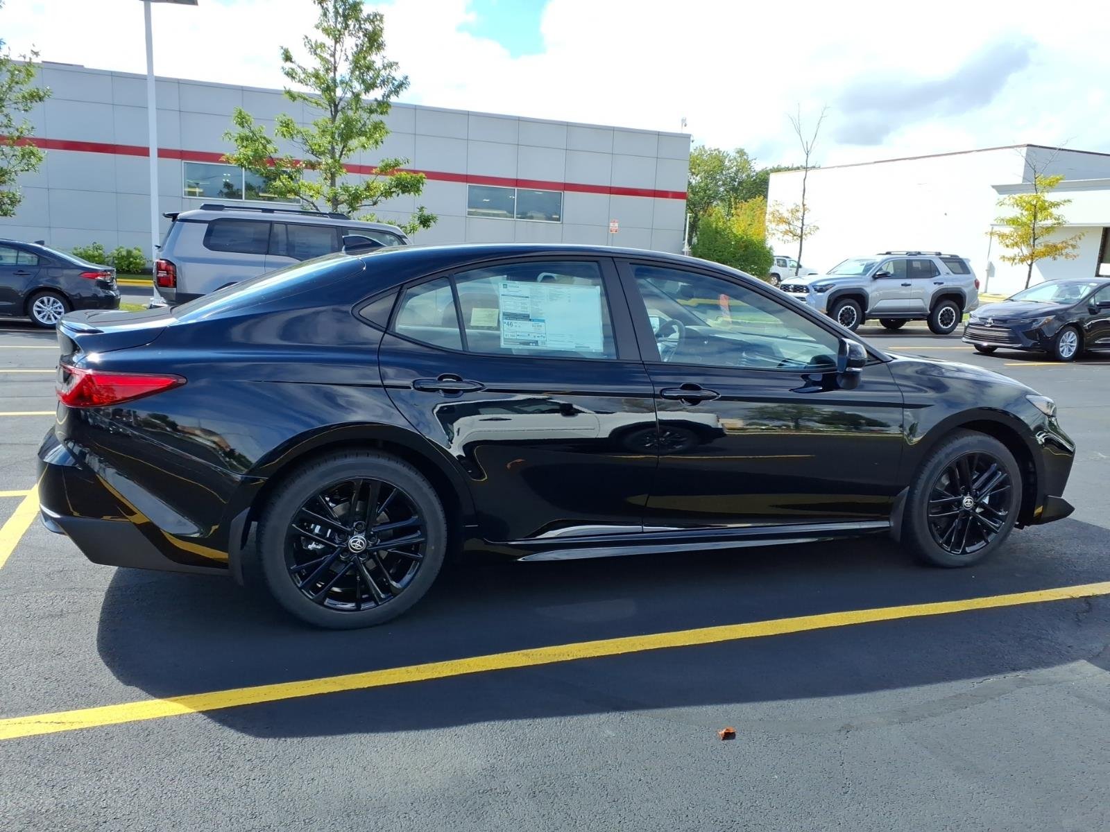 New 2026 Midnight Black Metallic Toyota  SE AWD image 8