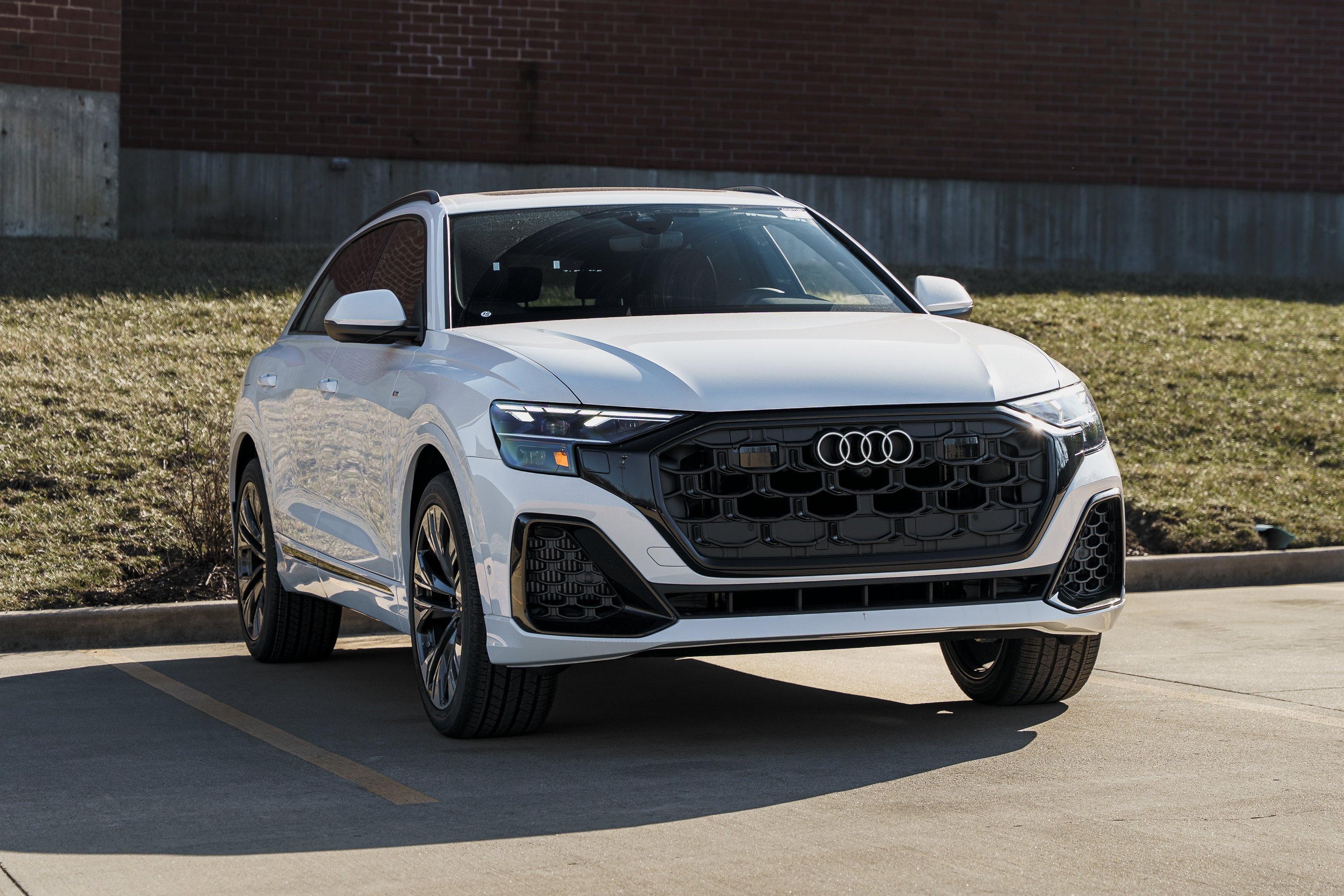 New 2026 Glacier White Metallic Audi Premium Plus image 2