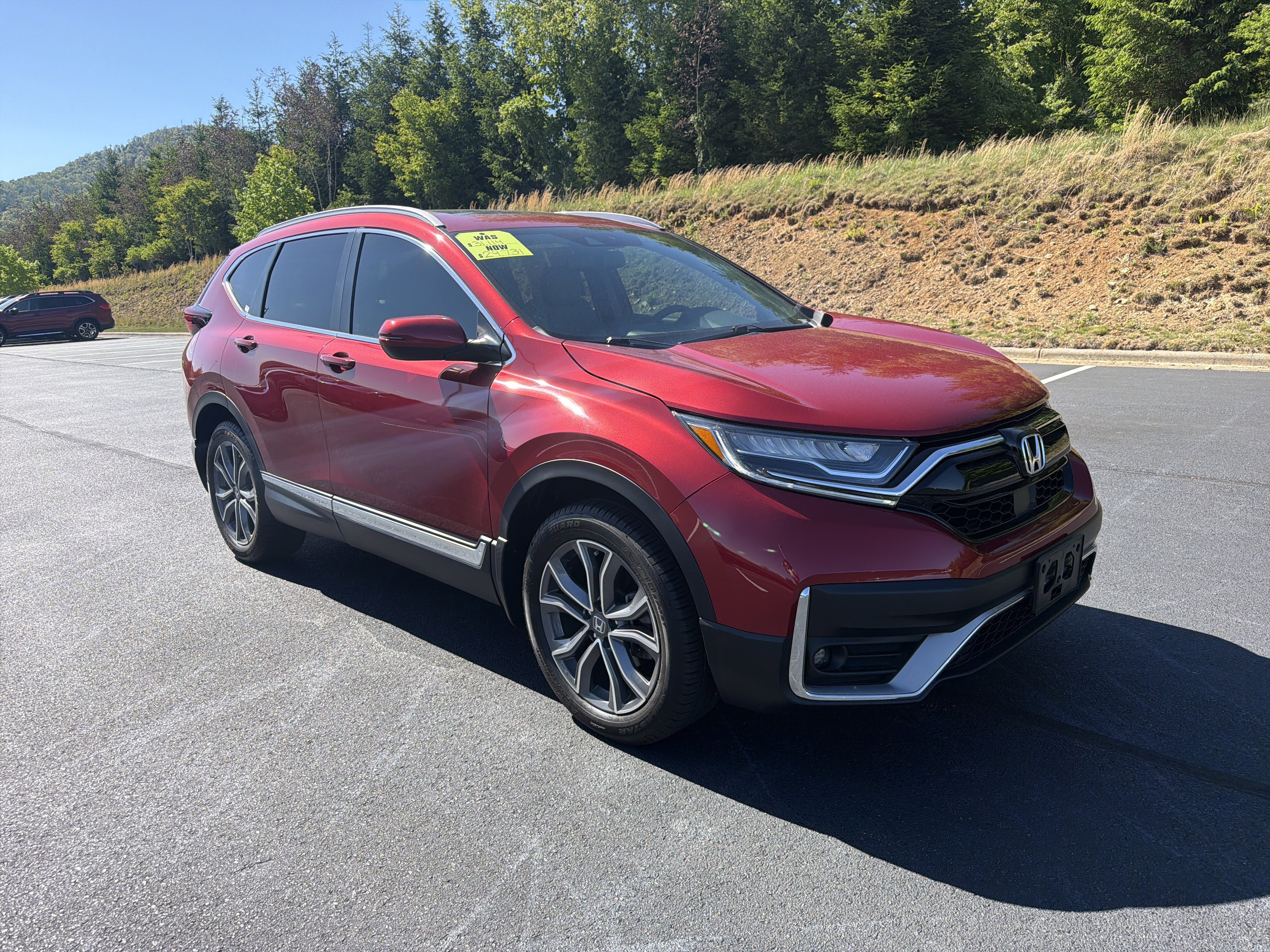 Used 2021 Radiant Red Metallic Honda Touring image 3