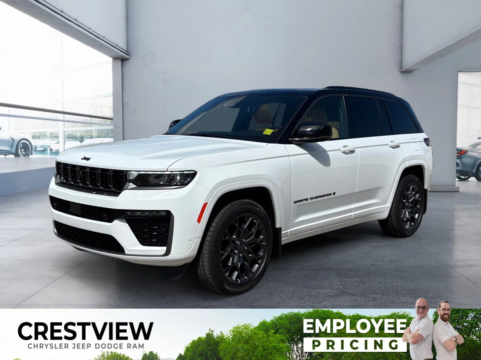 New 2026 Bright White Jeep Summit image 1