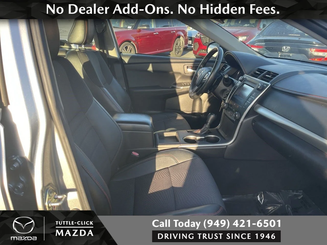 Used 2017 CELESTIAL SILVER Toyota SE image 16