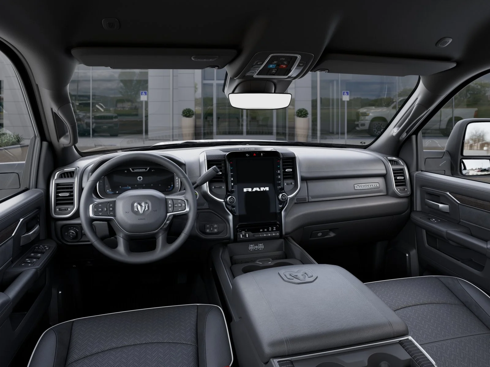 New 2025 Granite Crystal Metallic Clear-Coat Exterior Paint RAM Laramie High Plains Edition image 38